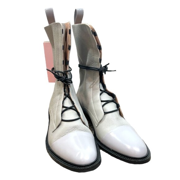 INCH2 Inch Lace Up Boots Gray Size 42